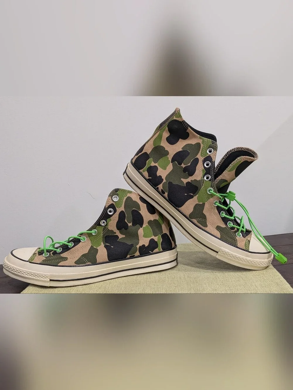 Clean Converse Chuck Taylor All Star Hi Men Size 13 Camo Athletic Shoes Sneakers - Picture 4 of 8